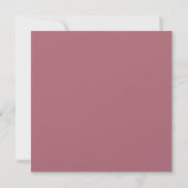 Save The Date Professionnel du mariage couleur or rose minimalis (Dos)