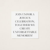 Save the Date Profile Card Elegant Wedding card (Dos)