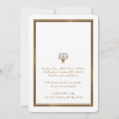 Save The Date Prom Junior, Grand Gatsby, Or, blanc (Dos)