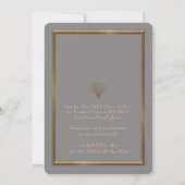 Save The Date Prom Junior, Grand Gatsby, Or, gris A (Dos)