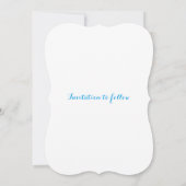 Save The Date Promenade sur la plage, Sauvegarder la date (Dos)