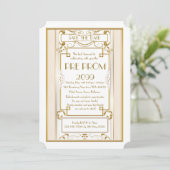Save The Date PromJunior, Grand Gatsby, Or, blanc (Debout devant)