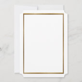 Save The Date PromJunior, Grand Gatsby, Or, blanc (Dos)