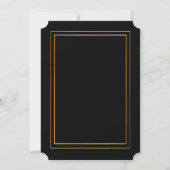 Save The Date PromJunior, Grand Gatsby, Or, Noir (Dos)