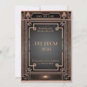 Save The Date PromJunior, Grand, Or, noir (Devant)