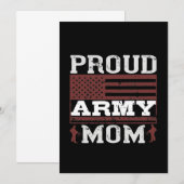 Save The Date Proud Army Mom (Devant / Derrière)