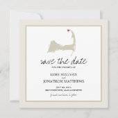 Save The Date Provincetown Cape Cod Wedding Enregistrer la date (Devant)