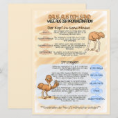 Save The Date Psychoedukation Infoblatt Prokrastination (Devant / Derrière)