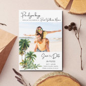 Save The Date Puerto Vallarta, Mexique Plage Destination Mariage