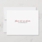 Save The Date Punch Card Enregistrer la date (Dos)