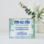 Save The Date Punk Graffiti Rock et Mariage de rouleaux (Debout devant)