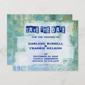 Save The Date Punk Graffiti Rock et Mariage de rouleaux (Devant / Derrière)