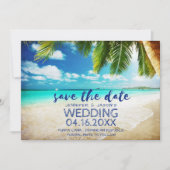 Save The Date Punta Cana Beach Destination Mariage (Devant)