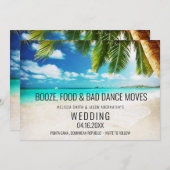 Save The Date Punta Cana Beach Destination Mariage (Devant / Derrière)