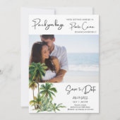 Save The Date Punta Cana Beach Destination Mariage Enregistrer L (Devant)