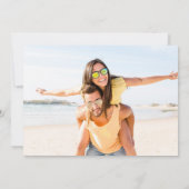 Save The Date Punta Cana Beach Destination Mariage Photo (Dos)