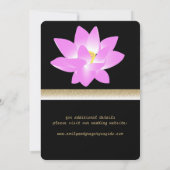 Save The Date Pure élégance, rose lotus, or (Dos)
