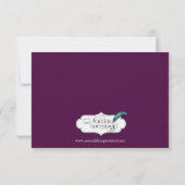 Save The Date Purple Gold Mandala Indian Wedding Enregistrer la  (Dos)