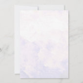 Save The Date Purple Hydrangeas Mariage Photo Enregistrer la dat (Dos)