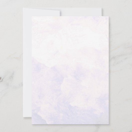 Save The Date Purple Hydrangeas Mariage Photo Enregistrer la dat (Dos)