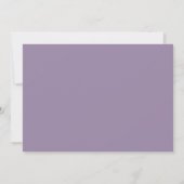 Save The Date Purple Lavender Moderne Simple Mariage (Dos)