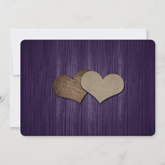 Save The Date Purple Russe Mason Jar String Lumières Mariage en  (Dos)