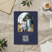 Save The Date QR Code Deux photo Mariage moderne