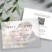 Save The Date QR CODE photo élégant script moderne mariage