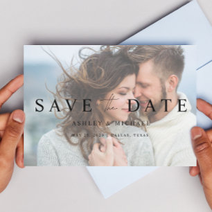 Save The Date QR Code Vellum Overlay Elegant 4 Fiançailles photo