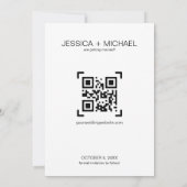 Save The Date Quatre mariage photo recto-verso (Dos)