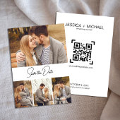 Save The Date Quatre mariage photo recto-verso