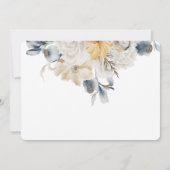 Save The Date QUELQUE CHOSE DE BLEU - MARIAGE horizontal (Dos)