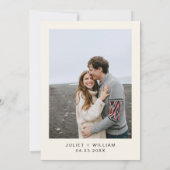 Save The Date Quirky Funky Unique Humour Mème Drôle Mariage (Dos)