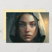 Save The Date Rain hood girl (Devant / Derrière)