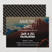 Save The Date Rainstorm Sous le sommet (Devant / Derrière)