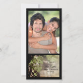 Save The Date Raisins Feuille Vignoble mariage Enregistrer la da (Devant)