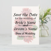 Save The Date Red Gerbera Daisies (Debout devant)