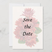 Save The Date Red Gerbera Daisies (Dos)