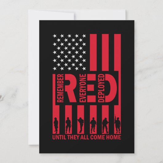 Save The Date Red Rappelez-Vous Tous Déployés Jusqu'À Ce Qu'Ils (Devant)