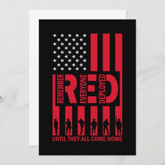 Save The Date Red Rappelez-Vous Tous Déployés Jusqu'À Ce Qu'Ils (Devant / Derrière)
