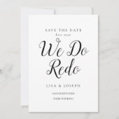 Save The Date Refaire Modifier la date Enregistrer la date Photo (Devant)