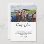 Save The Date Refaire Modifier la date Enregistrer la date Photo (Dos)