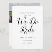 Save The Date Refaire Modifier la date Enregistrer la date Photo (Devant / Derrière)