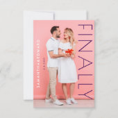 Save The Date Regarder le magazine moderne Finalement photo (Devant)