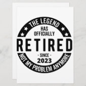 Save The Date régime de retraite (Devant / Derrière)