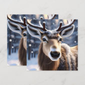 Save The Date Reindeer Magic : Gros plan de Santas Loyal Compani (Devant / Derrière)