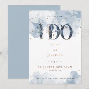 Save The Date Rejoignez-nous comme nous disons i Do Décoré Feuil
