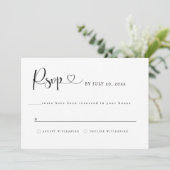 Save The Date Réponse élégante RSVP - St Augustine (Debout devant)