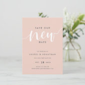 Save The Date Report de date de mariage Save Our New Date (Debout devant)