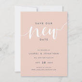 Save The Date Report de date de mariage Save Our New Date (Devant)